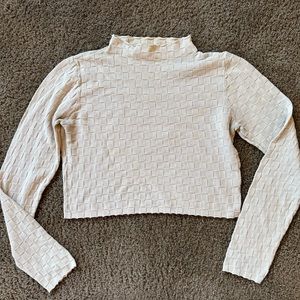 Elegant Cream Women's Top
